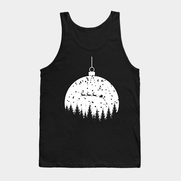 Christmas tree bauble - white Tank Top by PharaohCloset